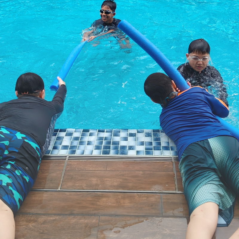 Water safety activity at JFAW